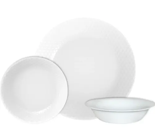 סט צלחות 18 חלקים קורנינג כוורת דבש | Corning Ware Honeybee