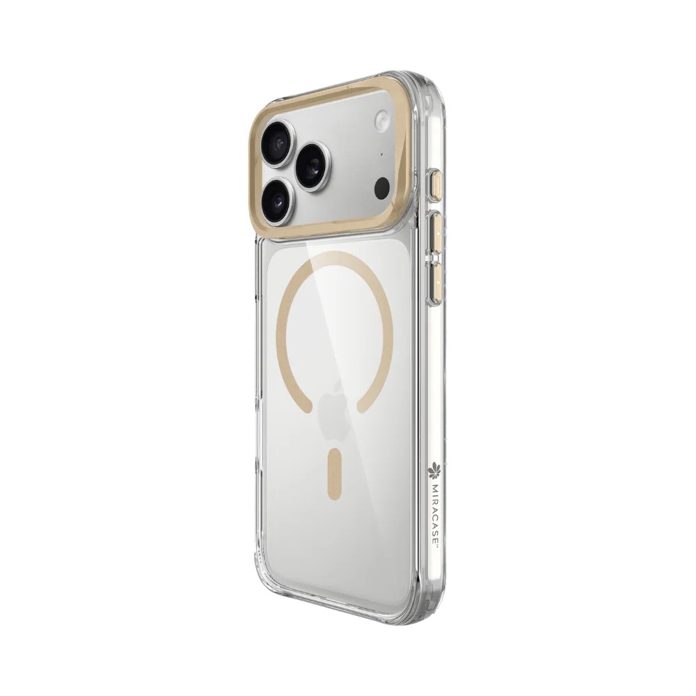 כיסוי זהב עבור Miracase Mirahold iPhone 17 Pro Max