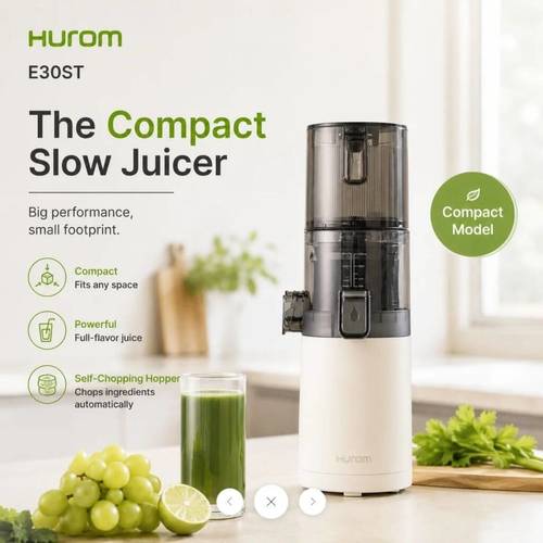 מסחטת בריאות מיצים קשים הורום איטית HUROM E30ST 