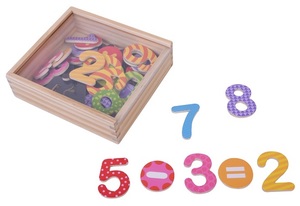 קופסאת מגנטים מספרים 37 חלקים