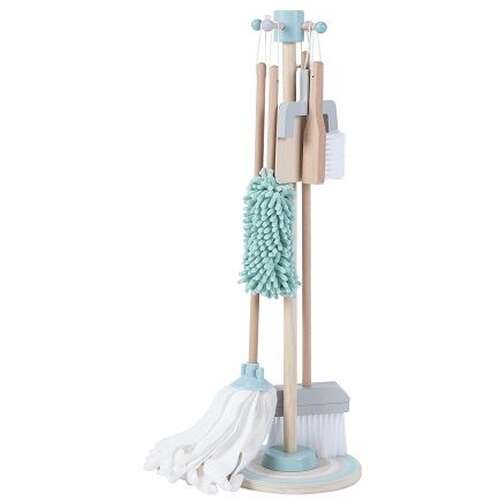 מעמד כלי ניקוי מעץ מבית Pit Toys