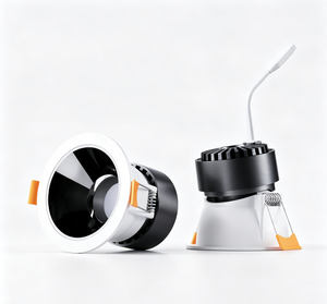 שקוע לד COB קבוע 7W עגול CCT לבן+שחור Liper Luna