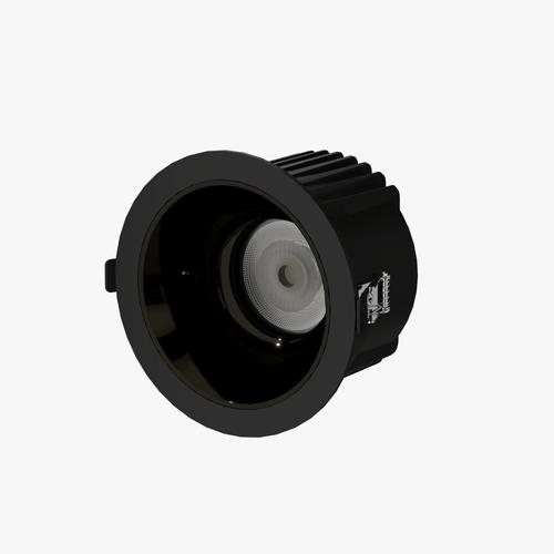 שקוע לד מוגן מים COB קבוע 30W עגול CCT שחור Liper Vega 