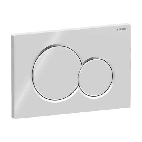 GEBERIT 115.770.21.5 | לחצן ניאגרה סמויה גבריט דגם סיגמה 01 | GEBERIT SIGMA 01