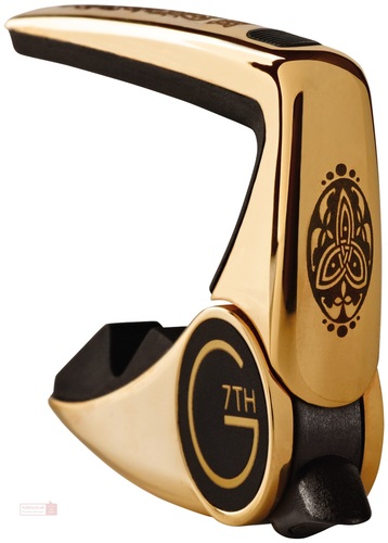 קאפו לגיטרה G7 capo  performance 2 בציפוי זהב