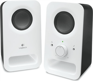 רמקולים למחשב צבע לבן  Logitech Snow Whit Z150 