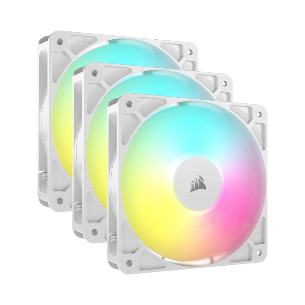 מארז שלושה מאווררים Corsair RS120 ARGB 120mm PWM Fans