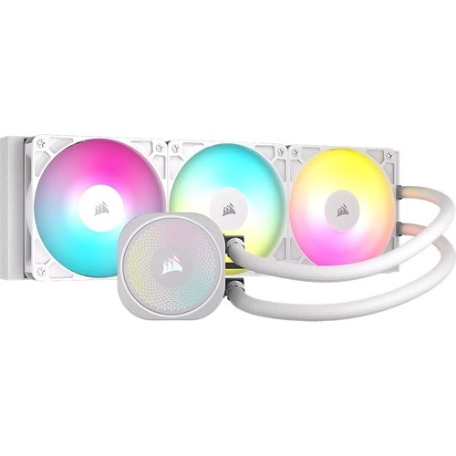 קירור נוזלי למעבד צבע לבן Corsair NAUTILUS 360 RS ARGB