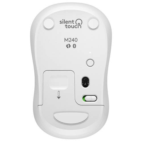 עכבר אלחוטי צבע לבן Logitech M240 Silent