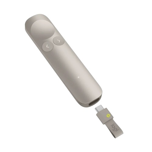 שלט מצגות אלחוטי צבע חול Logitech Spotlight 2 Advanced Wireless Presentation Remote