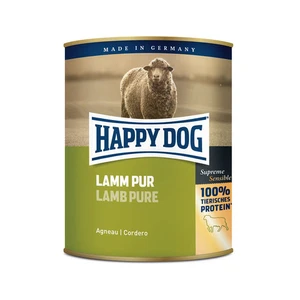 הפי דוג 100% טלה שימורים לכלבים 800 גרם Happy Dog