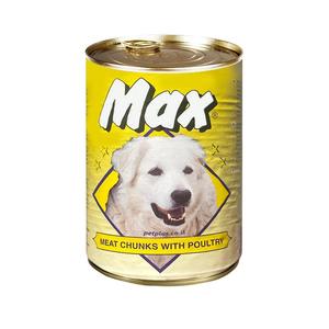 מקס שימורים בטעם עוף לכלבים 410 גרם MAX