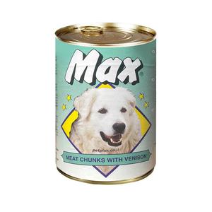 מקס שימורים בטעם בשר ציד לכלבים 410 גרם MAX