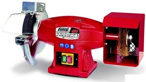 משחזת שולחן 8" מקצועית משולבת מברשת 6" FEMI -425