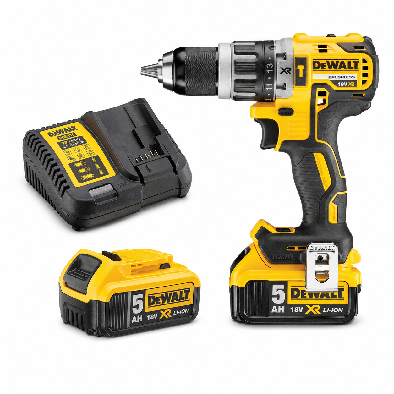 מברגה/מקדחה רוטטת DEWALT DTD796P2 18V