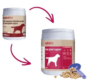 תוסף תזונה פרו פייבר NUTRAFIBRE לכלב 