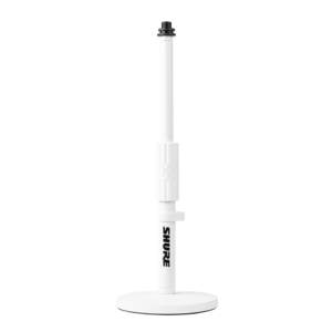סטנד למיקרופון שולחני בצבע לבן SHURE SH-DESKTOP1-W