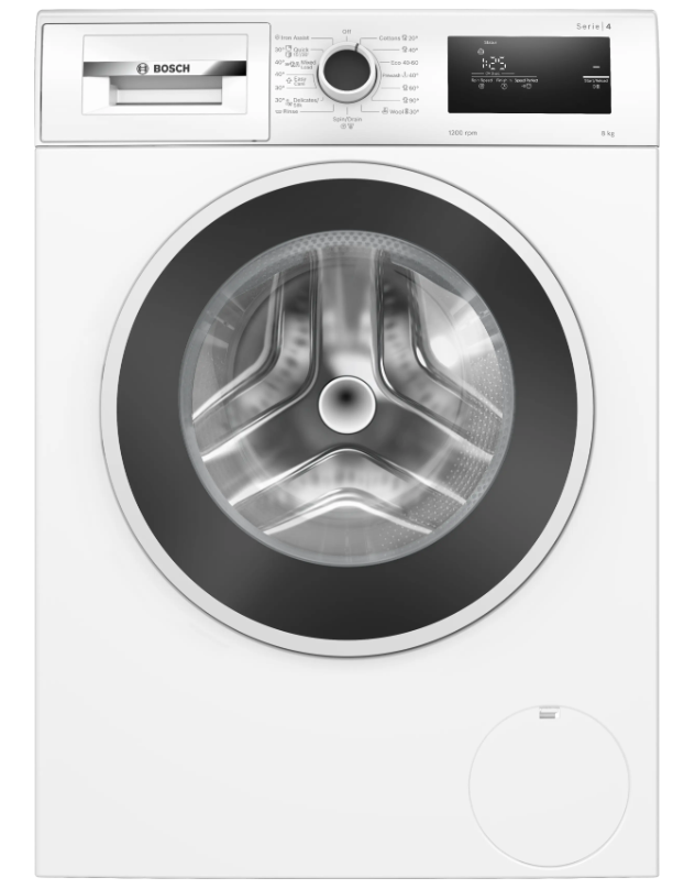 סדרה 4 מכונת כביסה פתח קדמי 8 kg מקסימום 1200 סל"ד WAN24002IL