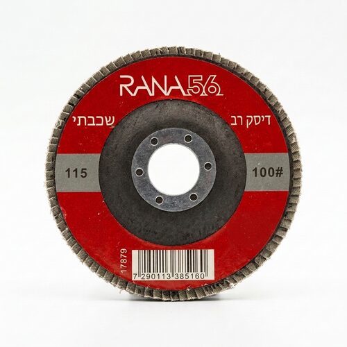 דיסק ליטוש רב שכבתי 4.5 אינץ' גרעין 100 למשחזת זווית 
