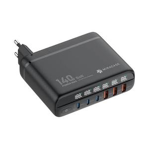 מטען קיר עוצמתי 140W עם 6 יציאות טעינה דגם MWC140W מבית Miracase
