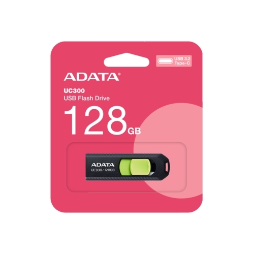 ADATA UC300 | USB-C Flash Drive - ACHO-UC300-128G-RBK GN