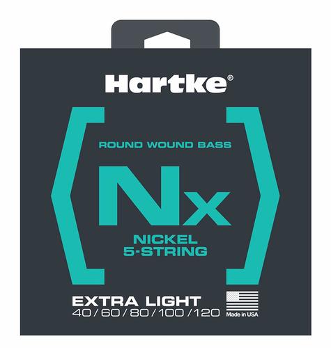 סט מיתרים לגיטרה בס 5 מיתרים 0.40-1.20 HARTKE HSBNX545