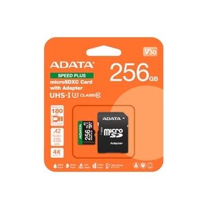 ADATA SPEED PLUS microSDXC UHS-I U3 Class 10 Card | 256Gb