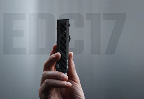 פנס טקטי שטוח EDC17 שחור – Nitecore