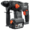 פטישון נטען 18V עם 2 סוללות HUNTER 3.0A
