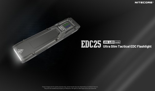 פנס טקטי  -  3000 לומנס NITECORE - EDC25 