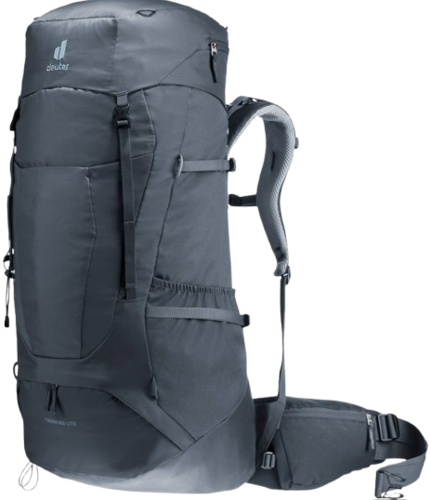 תרמיל מסעות Trekking Lite 65+10 שחור – Deuter