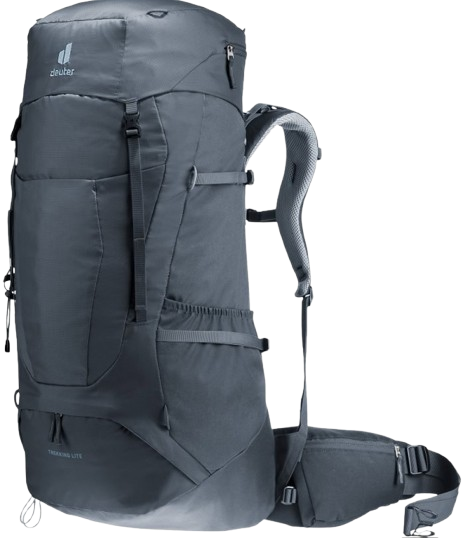 תרמיל מסעות Trekking Lite 65+10 שחור – Deuter