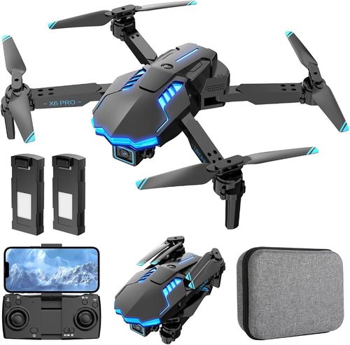   רחפן נטען Selfie Drone עם 2 מצלמות WIFI, זרועות מתקפלות ושלט רחוק