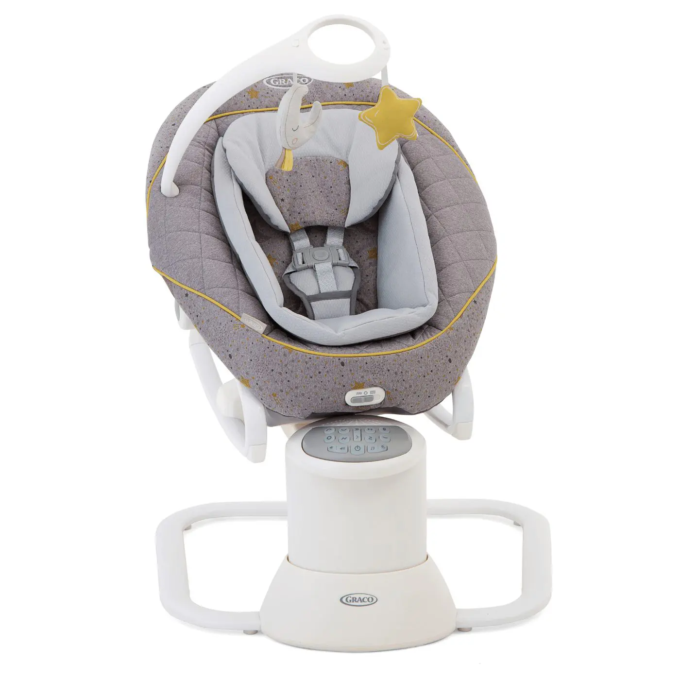 נדנדה משולבת טרמפולינה לתינוק All Ways™‎ Soother - אפור Stargazer