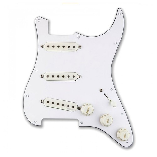 סט פיקאפים כולל פיגארד לחשמלית FISHMAN FLUENCE 3 SINGLE WHITE