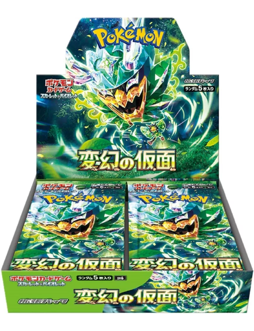 קלפי פוקימון Pokemon Card Game Scarlet & Violet expansion pack mask of transformation TCG