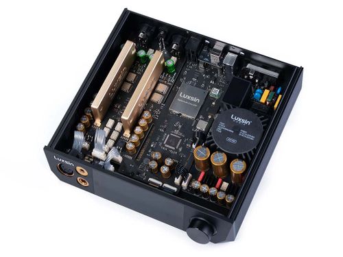 Luxsin X8 ממיר DAC ומגבר אוזניות שולחני עם AI
