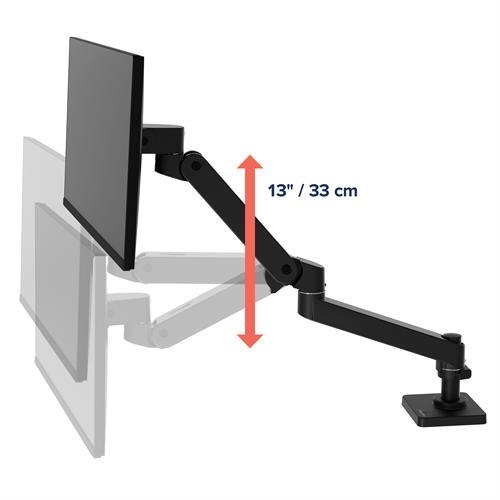 LX Pro Desk Monitor Arm (black) Single Monitor Mount