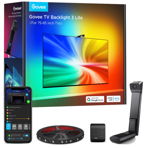 מערכת תאורה חכמה לטלוויזיות Govee TV Backlight 3 Lite (75-85 inch)