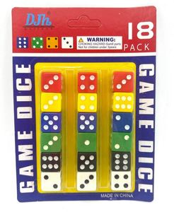 קוביות משחק 18 יחידות בלוח אלון