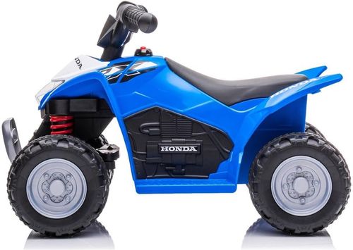 טרקטורון ממונע 6V רחב ויציב לילדים הונדה Quad HONDA ATV עם אורות - כחול