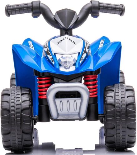 טרקטורון ממונע 6V רחב ויציב לילדים הונדה Quad HONDA ATV עם אורות - כחול