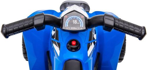 טרקטורון ממונע 6V רחב ויציב לילדים הונדה Quad HONDA ATV עם אורות - כחול