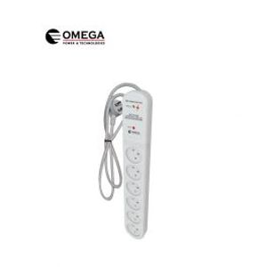 רב שקע עם מגן ברקים כולל השהייה Omega