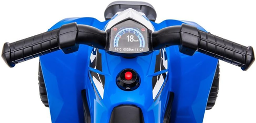 טרקטורון ממונע 6V רחב ויציב לילדים הונדה Quad HONDA ATV עם אורות - כחול