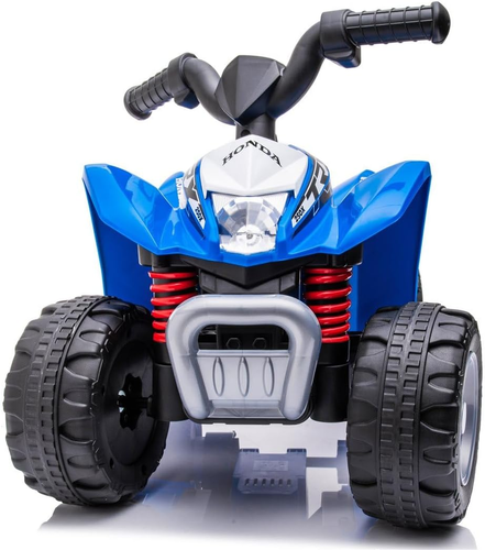 טרקטורון ממונע 6V רחב ויציב לילדים הונדה Quad HONDA ATV עם אורות - כחול