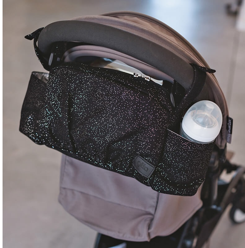 ארגונית לעגלה gitta on-the-go - שחור מנצנץ