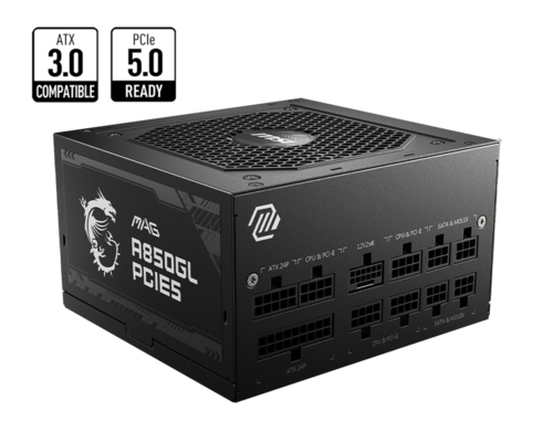 MSI MAG A850GL PCIE5 PCIE5 80+ GOLD