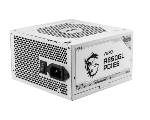 MSI MAG A850GL PCIE5 WHITE 80+ GOLD