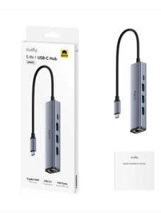 CUDY 5-IN-1 | USB Hub with GbE UH605